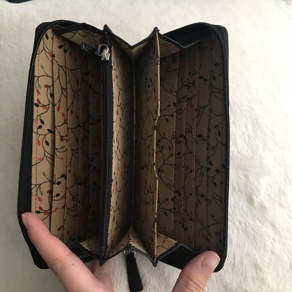 Mancini Leather Zip Wallet black RFID - Picture 6 of 13